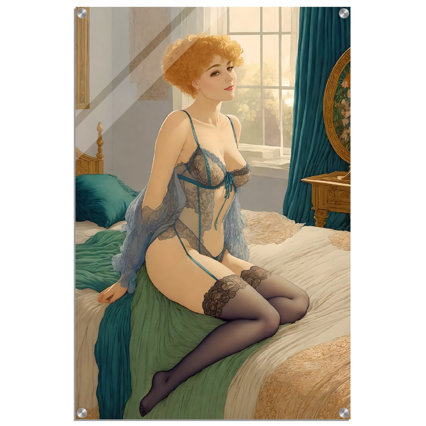 Daily Pinup #76 - Old Fashioned Beauty Wall Art