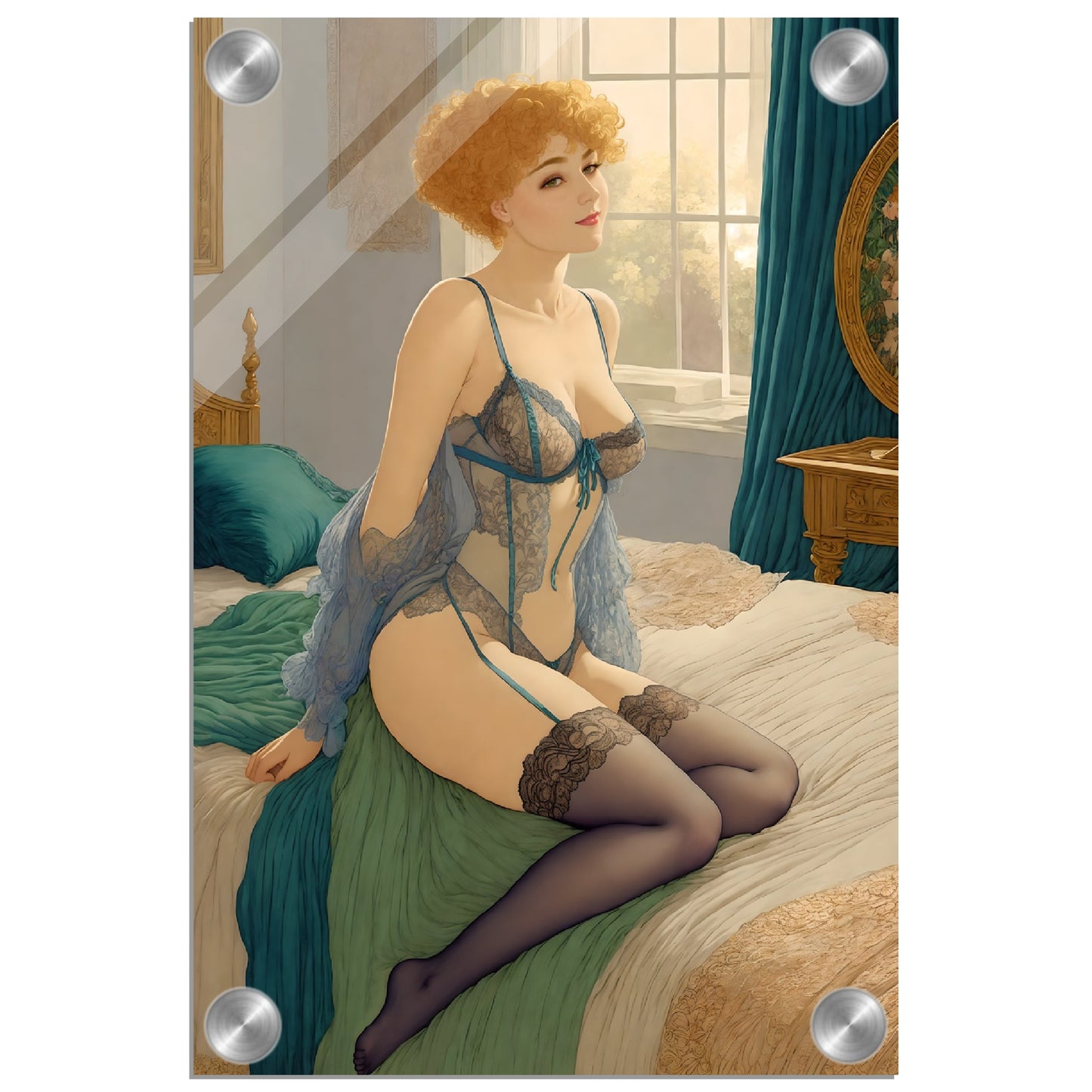 Daily Pinup #76 - Old Fashioned Beauty Wall Art