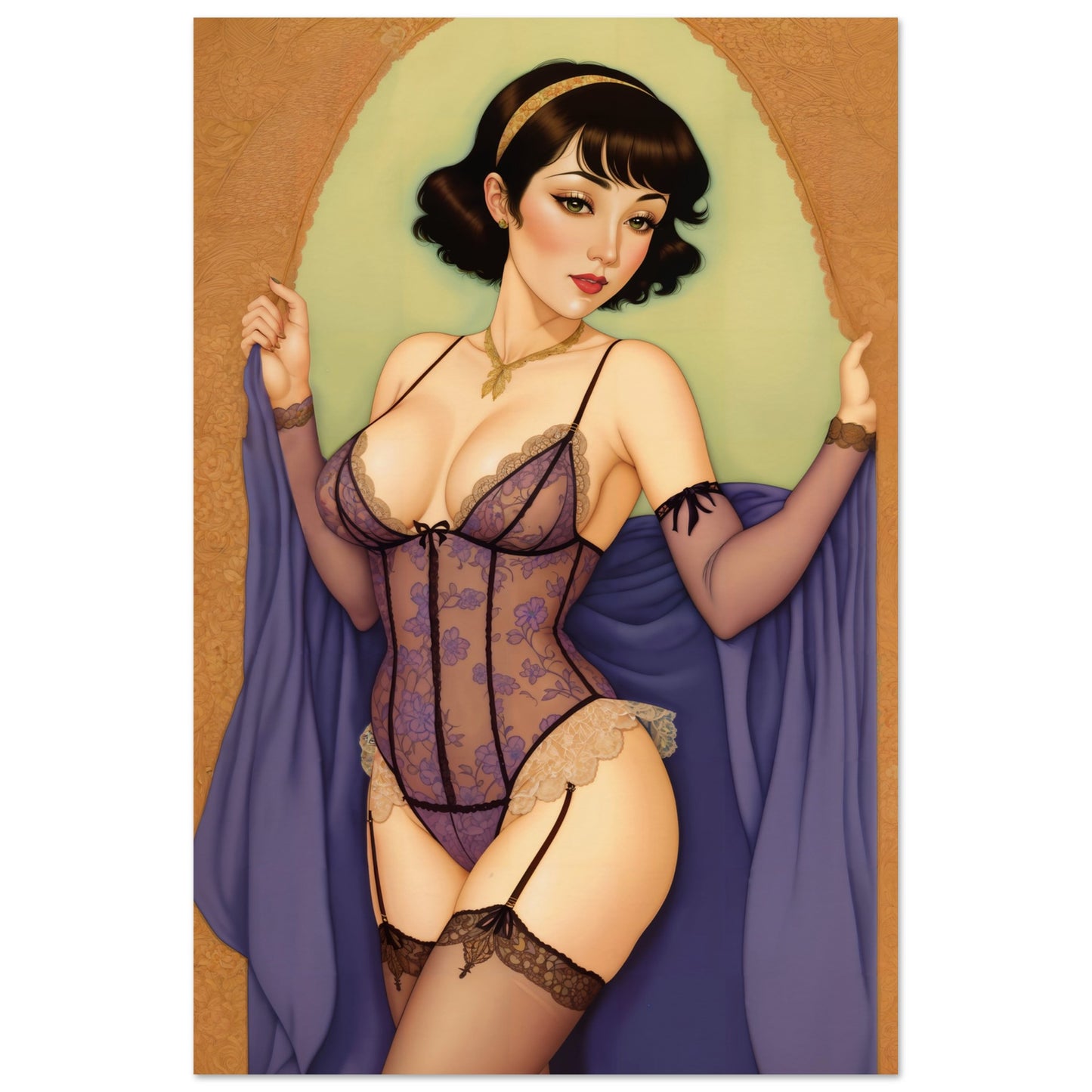 Daily Pinup #89 - Floral Lace Wall Art