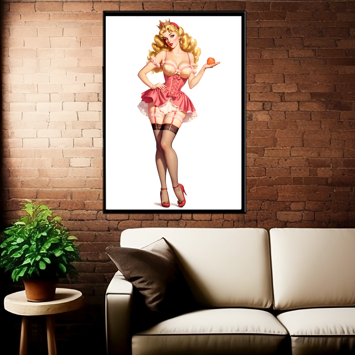 Daily Pinup #13 - Retro Princess Wall Art