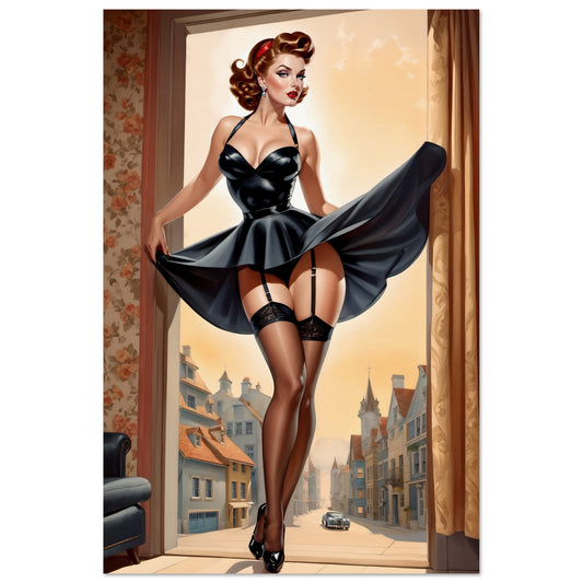 Daily Pinup #110 - "Flirty" Pinup Wall Art