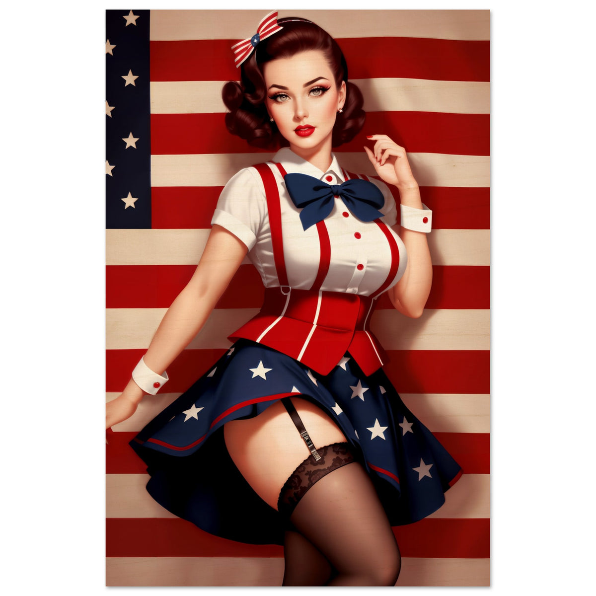 The Daily Pinup #102 - Happy 4th Of July Wall Art