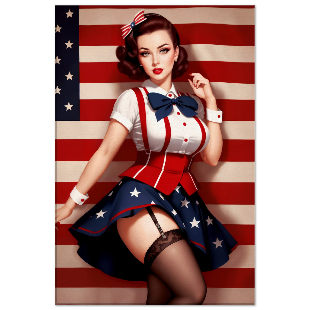 The Daily Pinup #102 - Happy 4th Of July Wall Art