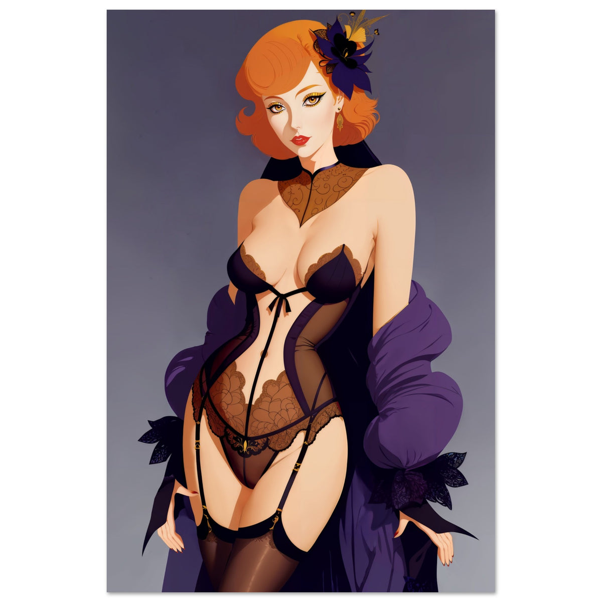 The Daily Pinup #99 - Daphne Wall Art