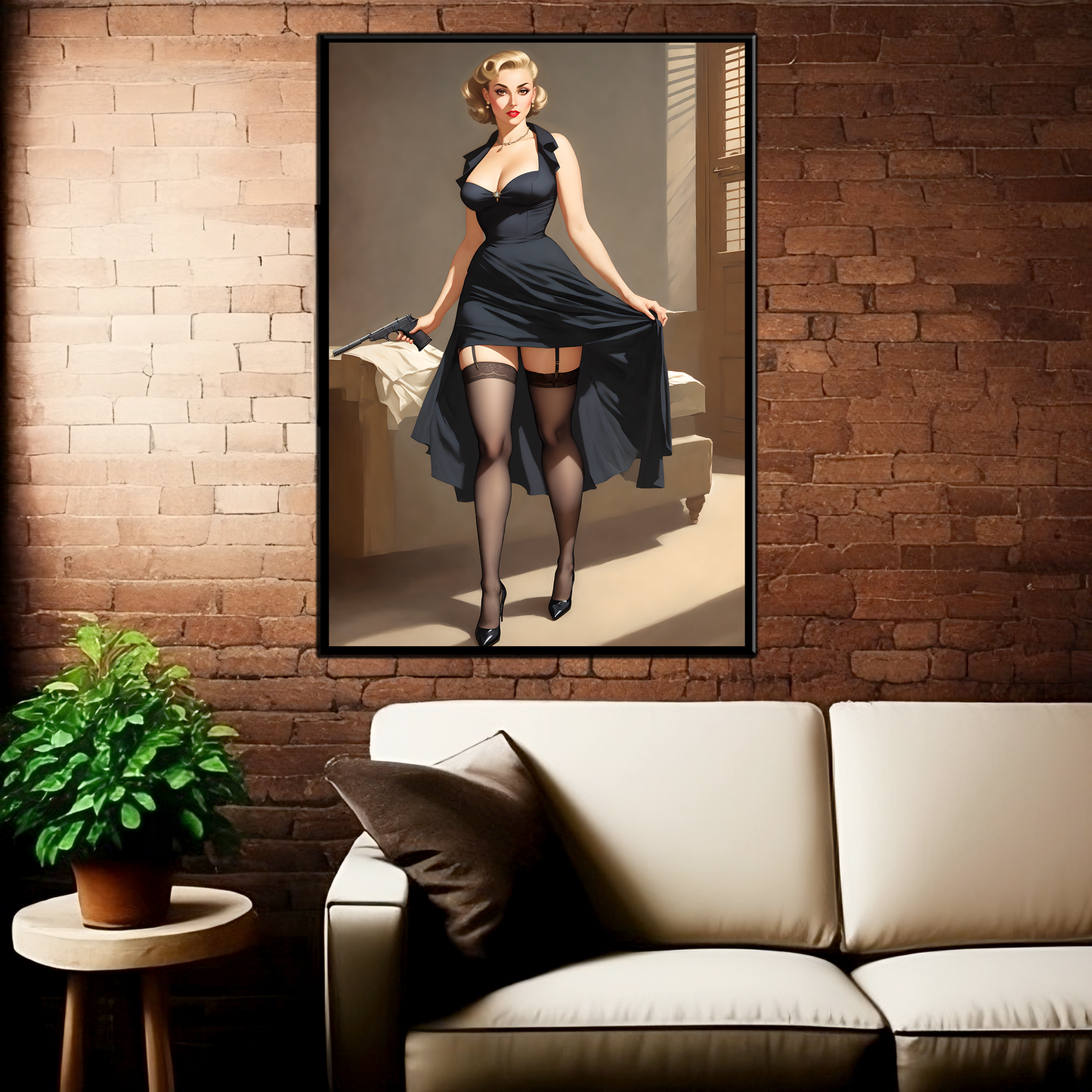 Daily Pinup #34 - Secret Agent Wall Art