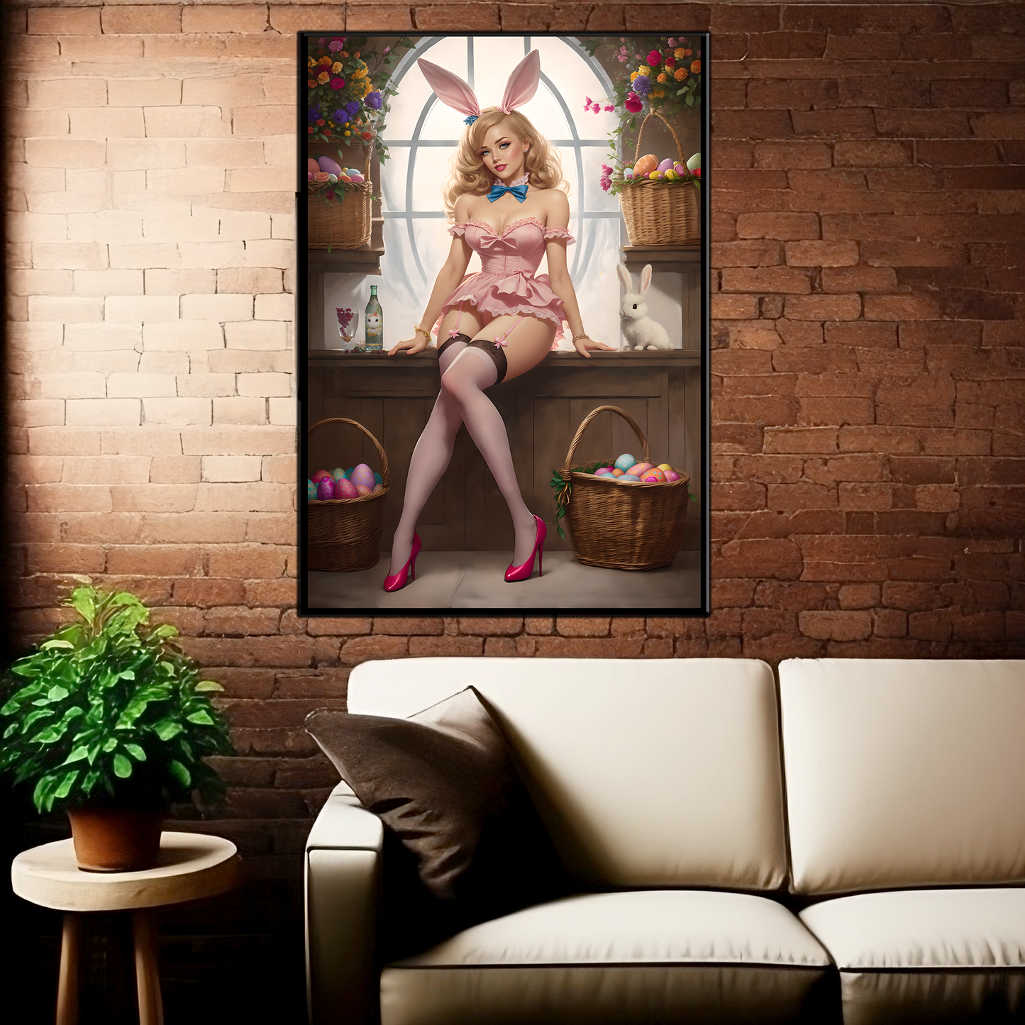 Daily Pinup #39 - The Real Easter Bunny Wall Art