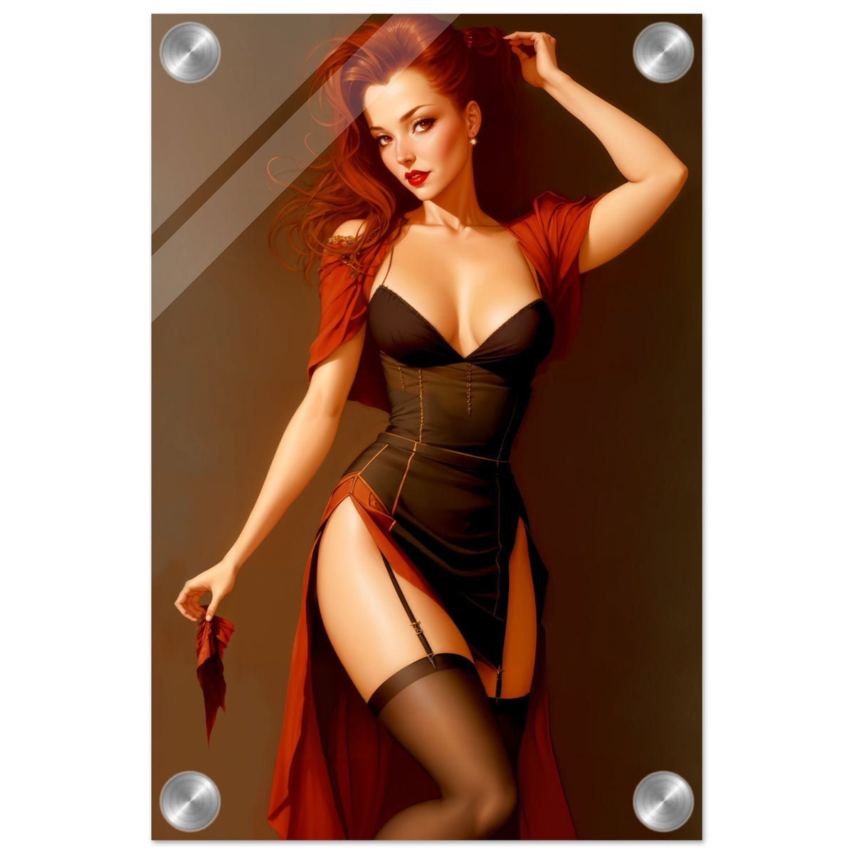 The Daily Pinup #95 - Red Wall Art