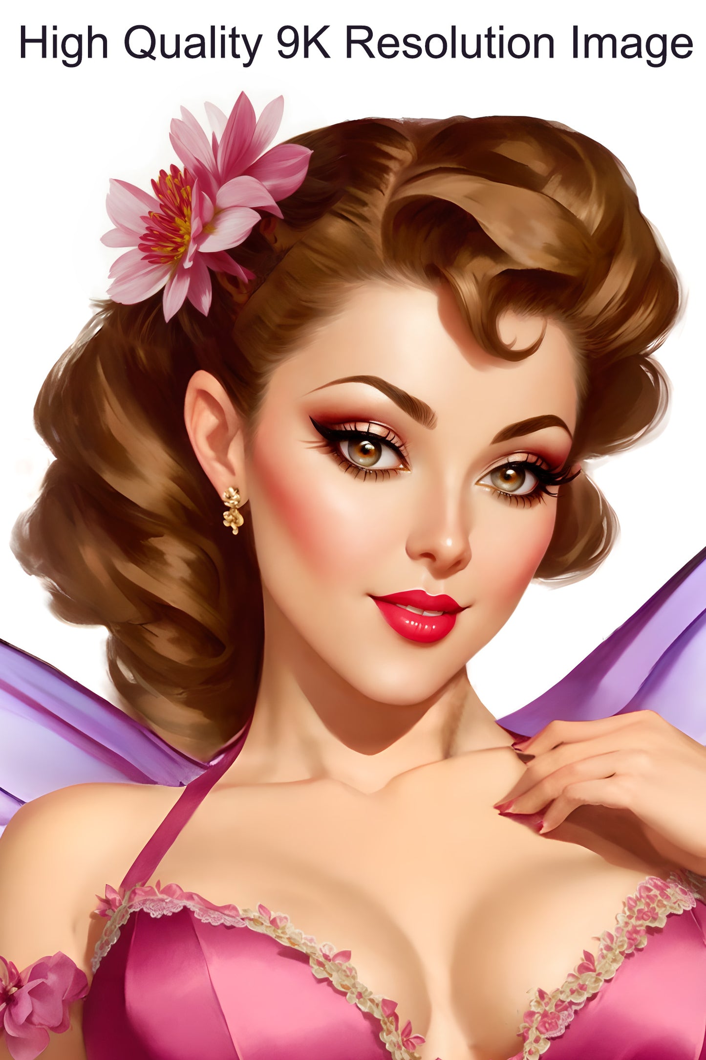 Daily Pinup #65 - Retro Fairy Wall Art