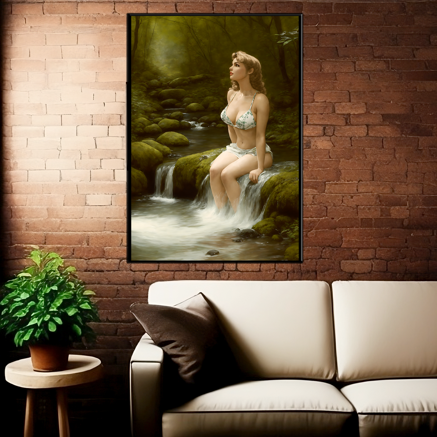 Daily Pinup #58 - Woodland Stream Wall Art