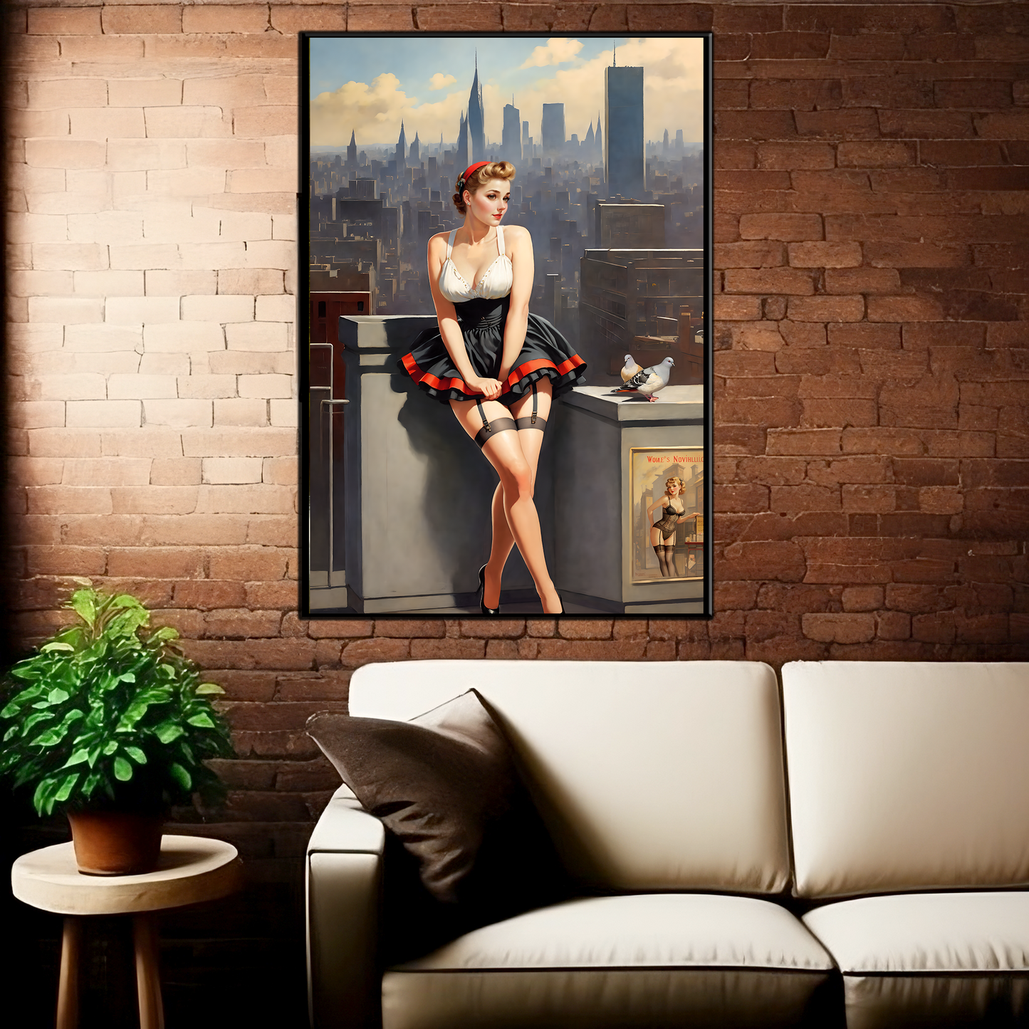 Daily Pinup #59 - Rooftop Wall Art