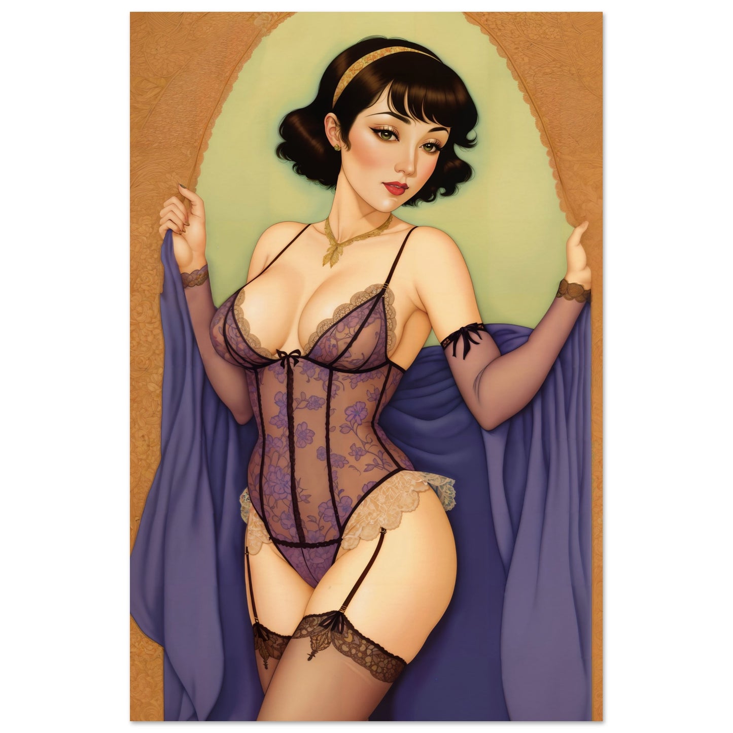 Daily Pinup #89 - Floral Lace Wall Art
