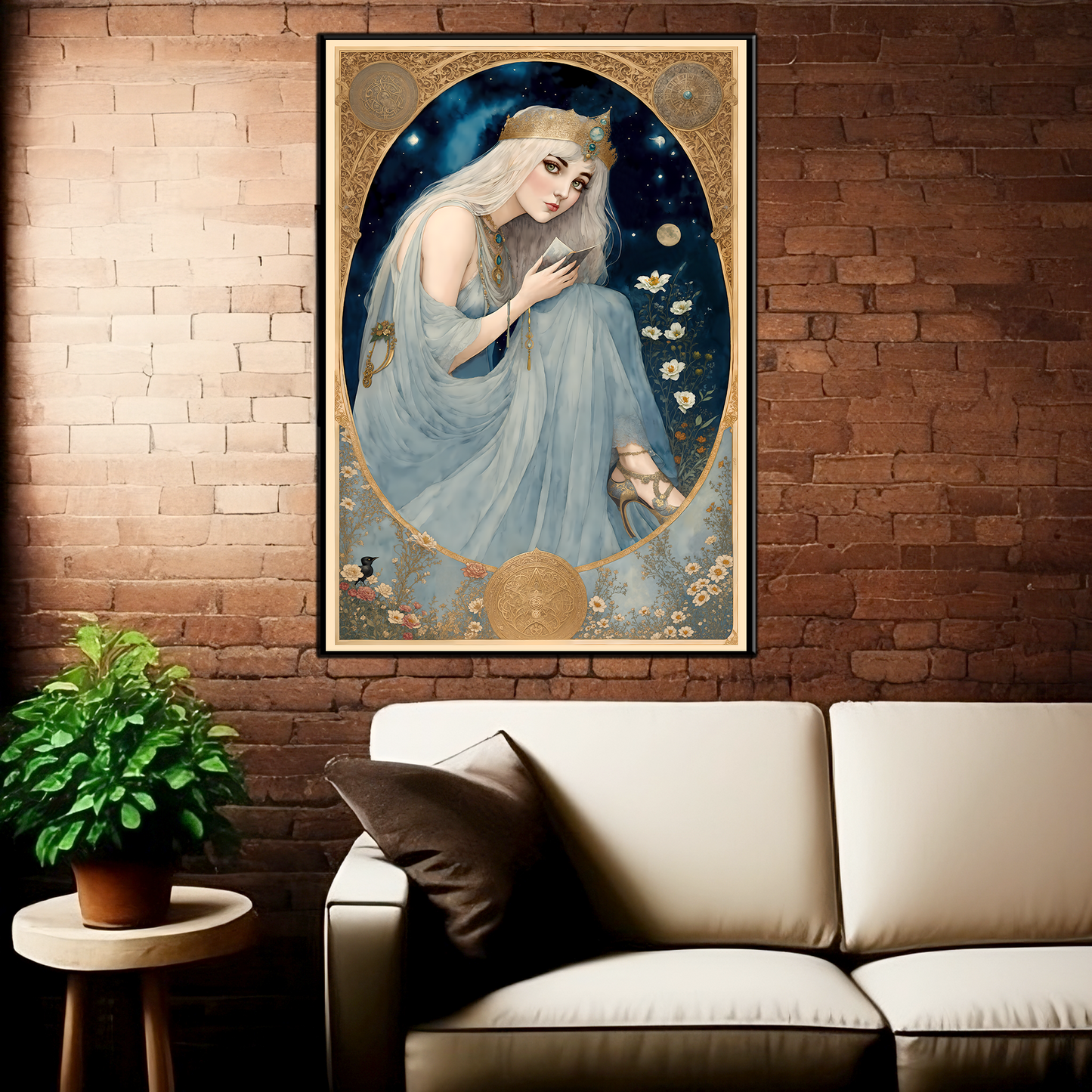 Daily Pinup #70 - Sophia Goddess of Wisdom Wall Art