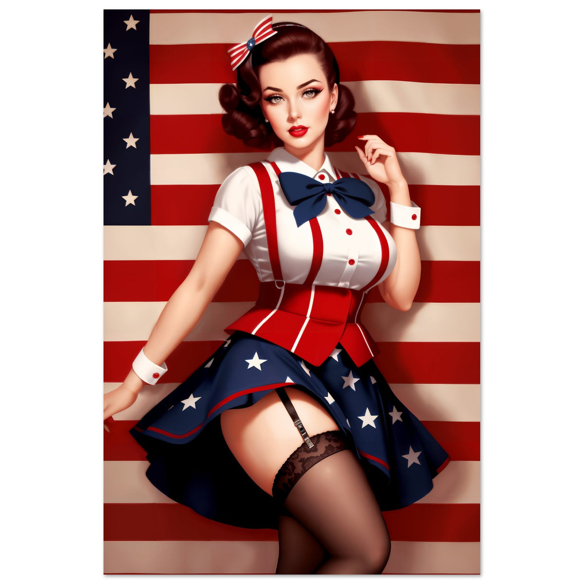 The Daily Pinup #102 - Happy 4th Of July Wall Art