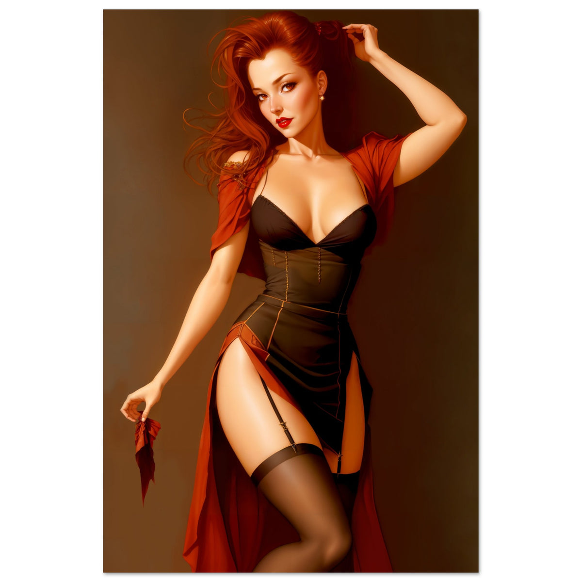 The Daily Pinup #95 - Red Wall Art