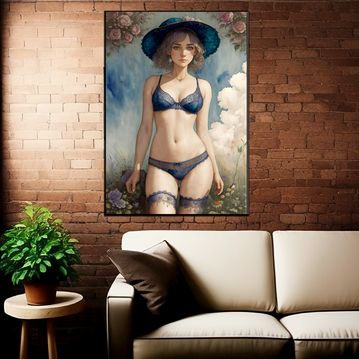 The Daily Pinup #92 - Summer Hat Wall Art