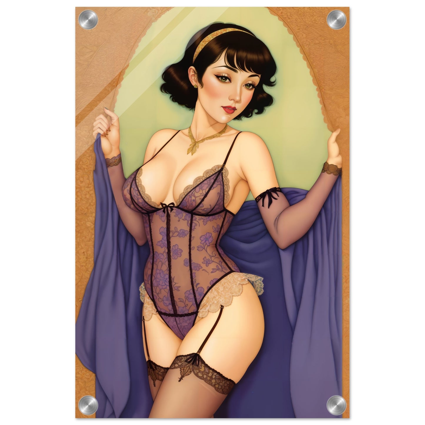 Daily Pinup #89 - Floral Lace Wall Art