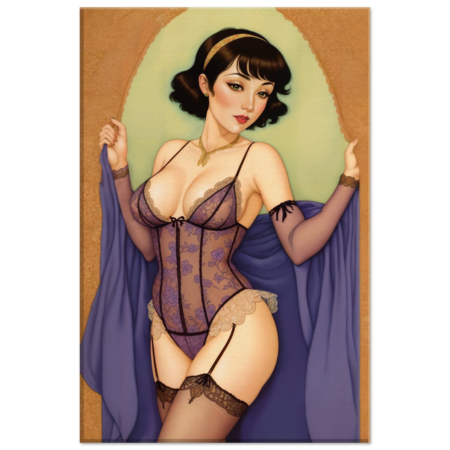 Daily Pinup #89 - Floral Lace Wall Art