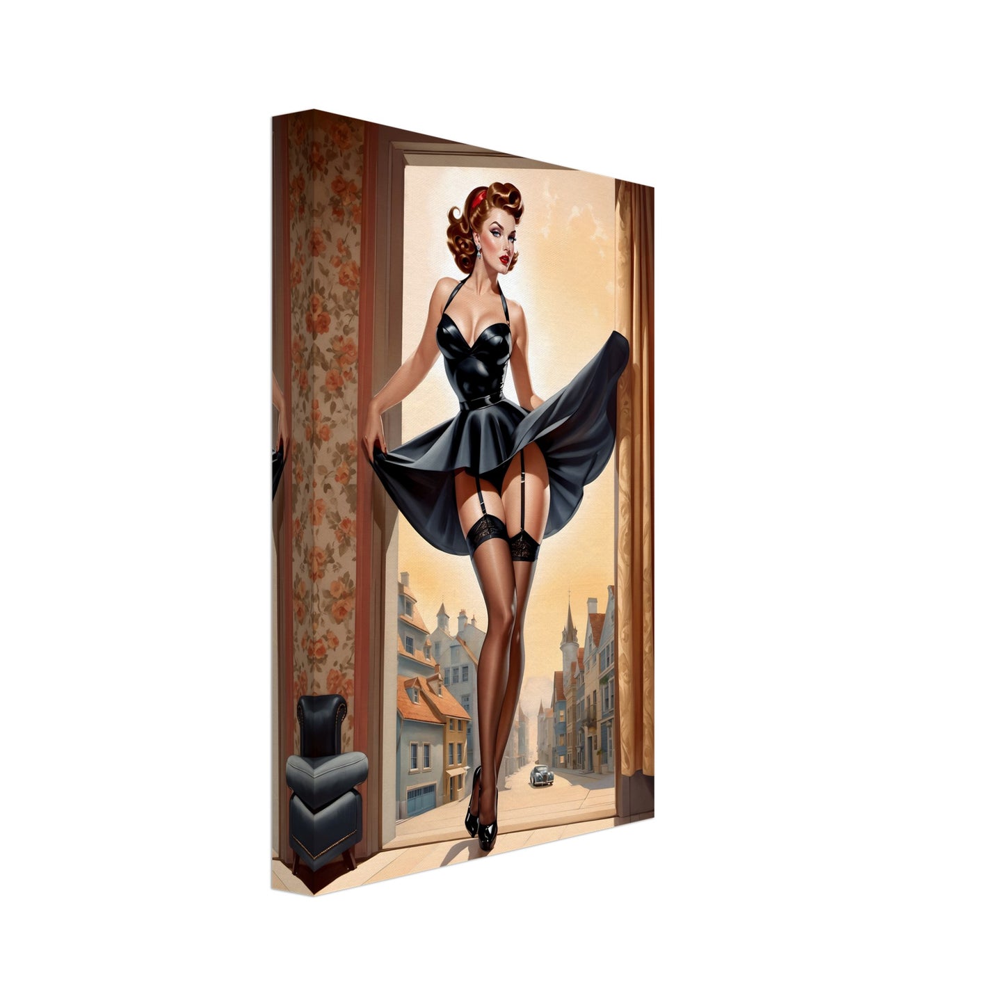 Daily Pinup #110 - "Flirty" Pinup Wall Art