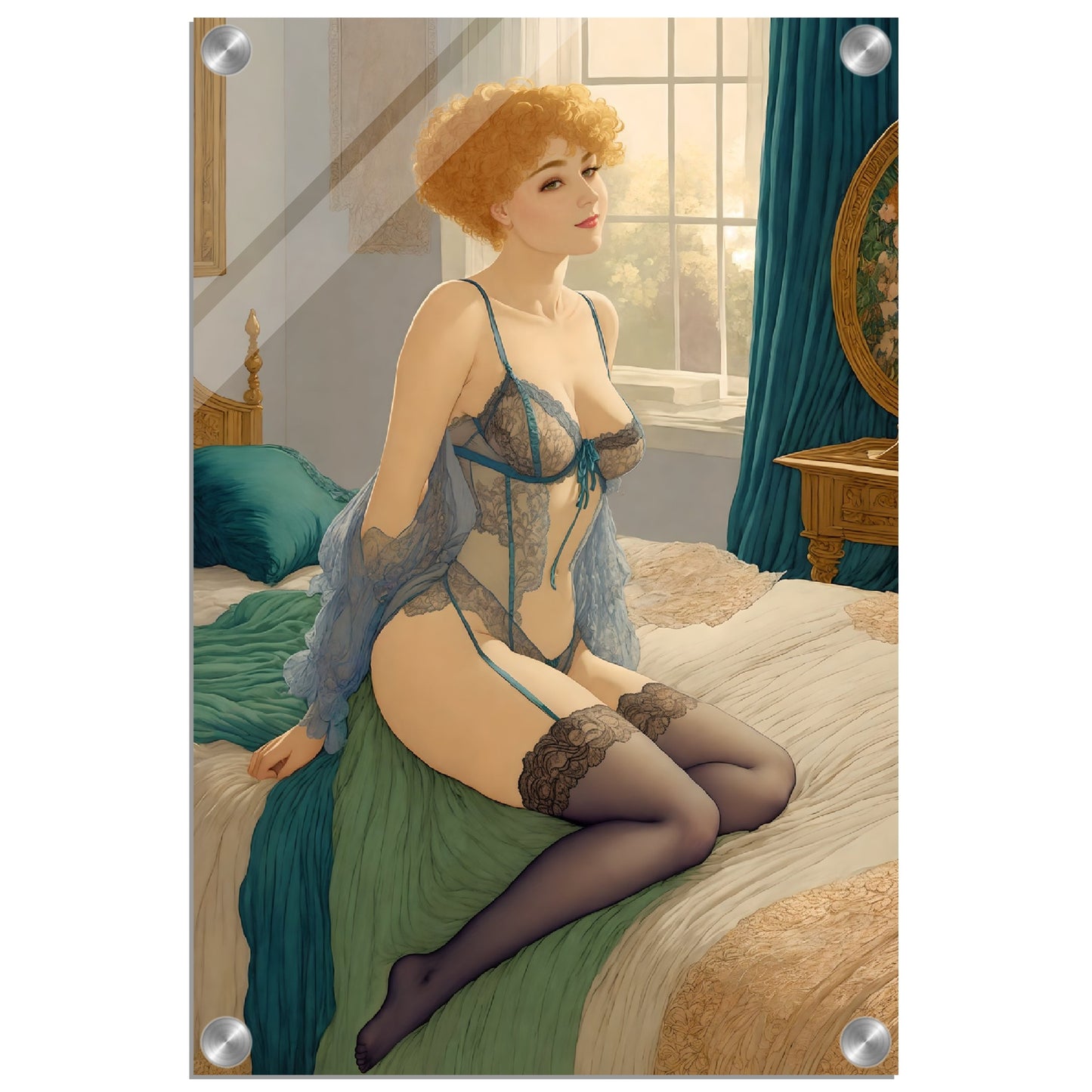 Daily Pinup #76 - Old Fashioned Beauty Wall Art