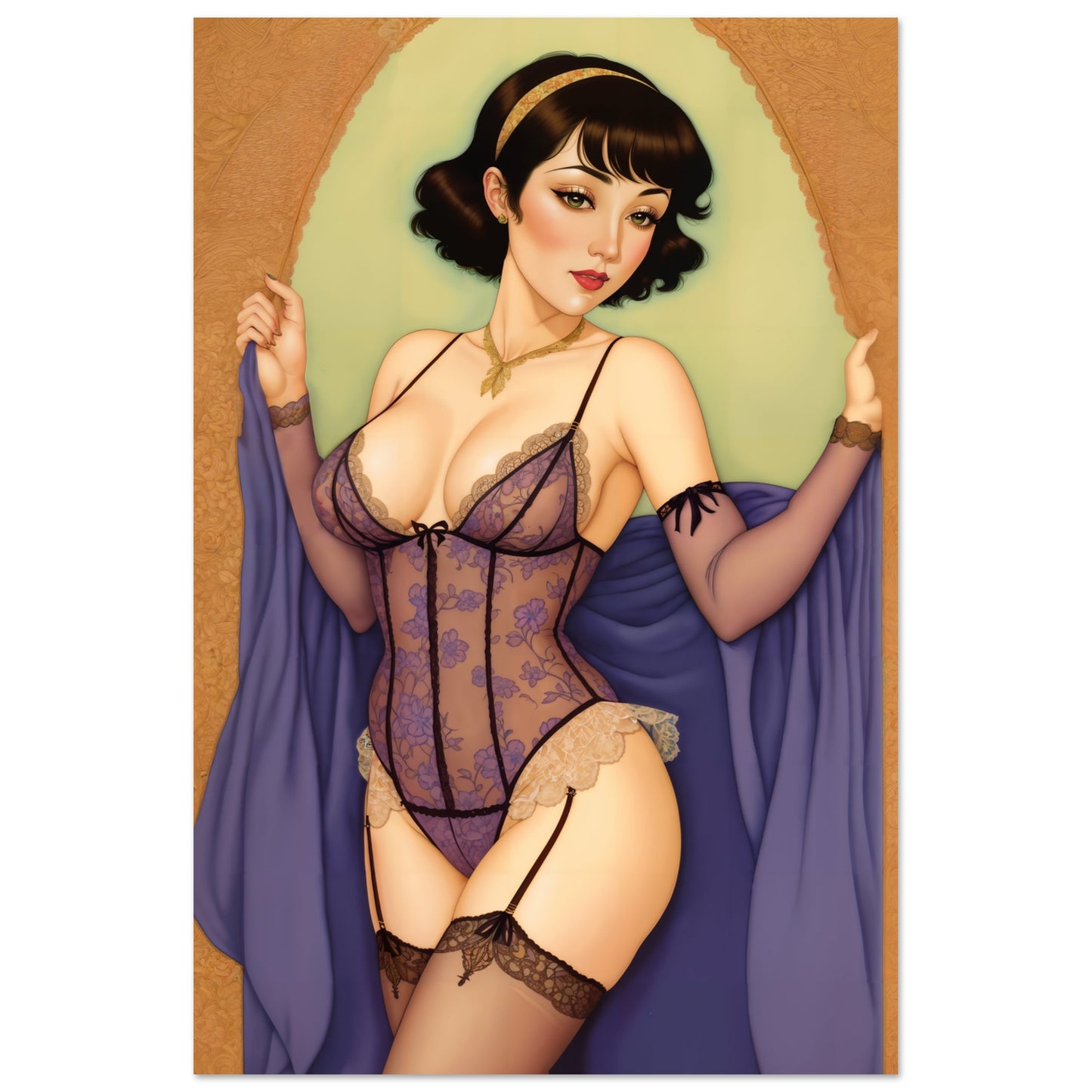Daily Pinup #89 - Floral Lace Wall Art