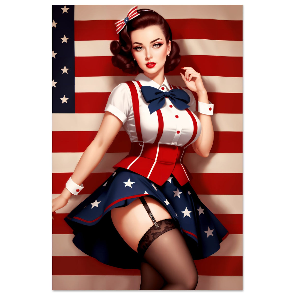 The Daily Pinup #102 - Happy 4th Of July Wall Art