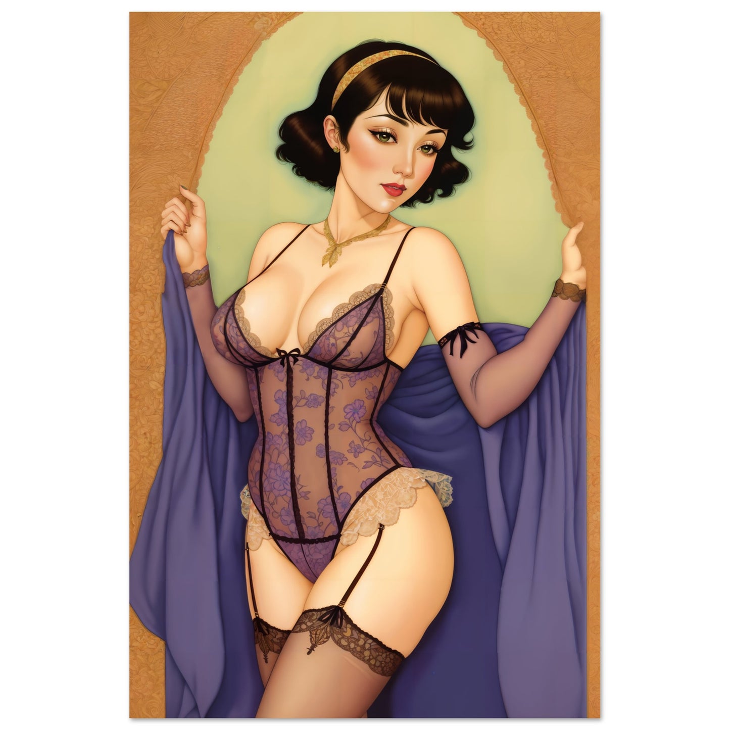 Daily Pinup #89 - Floral Lace Wall Art