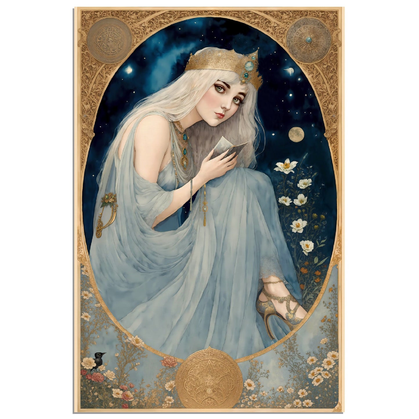 Daily Pinup #70 - Sophia Goddess of Wisdom Wall Art