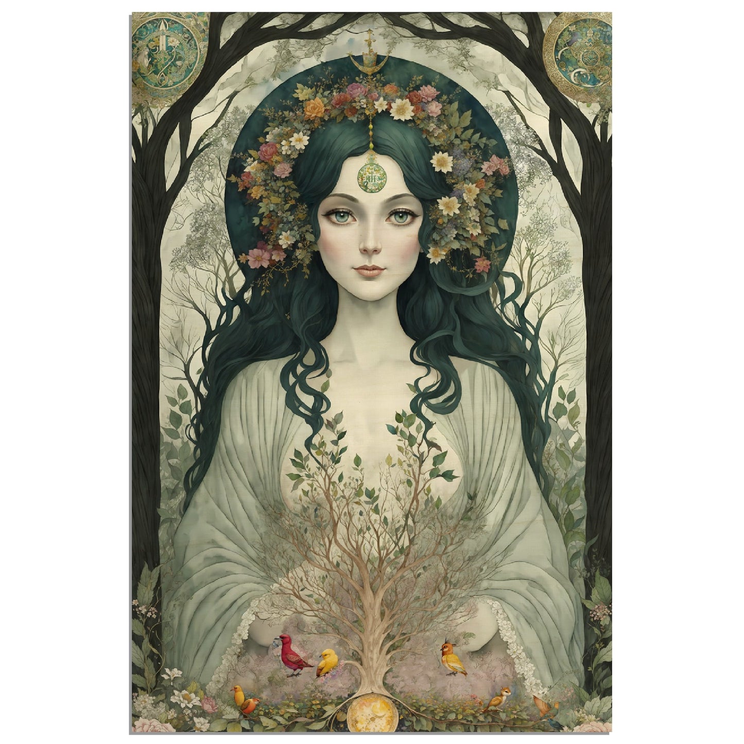 Daily Pinup #71 - Zoe Goddess of New Life Wall Art