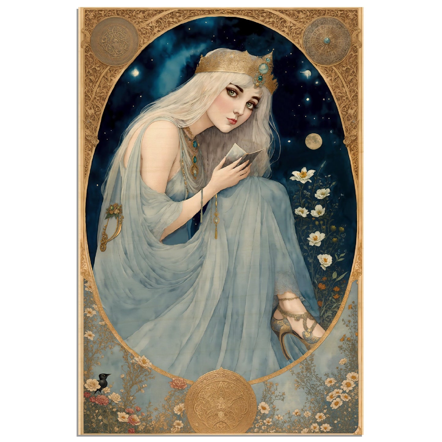 Daily Pinup #70 - Sophia Goddess of Wisdom Wall Art