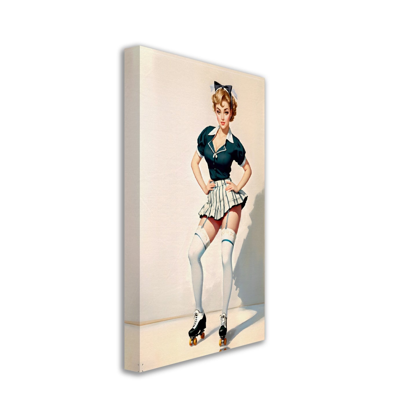 Daily Pinup #14 - Retro Car Hop Girl Wall Art