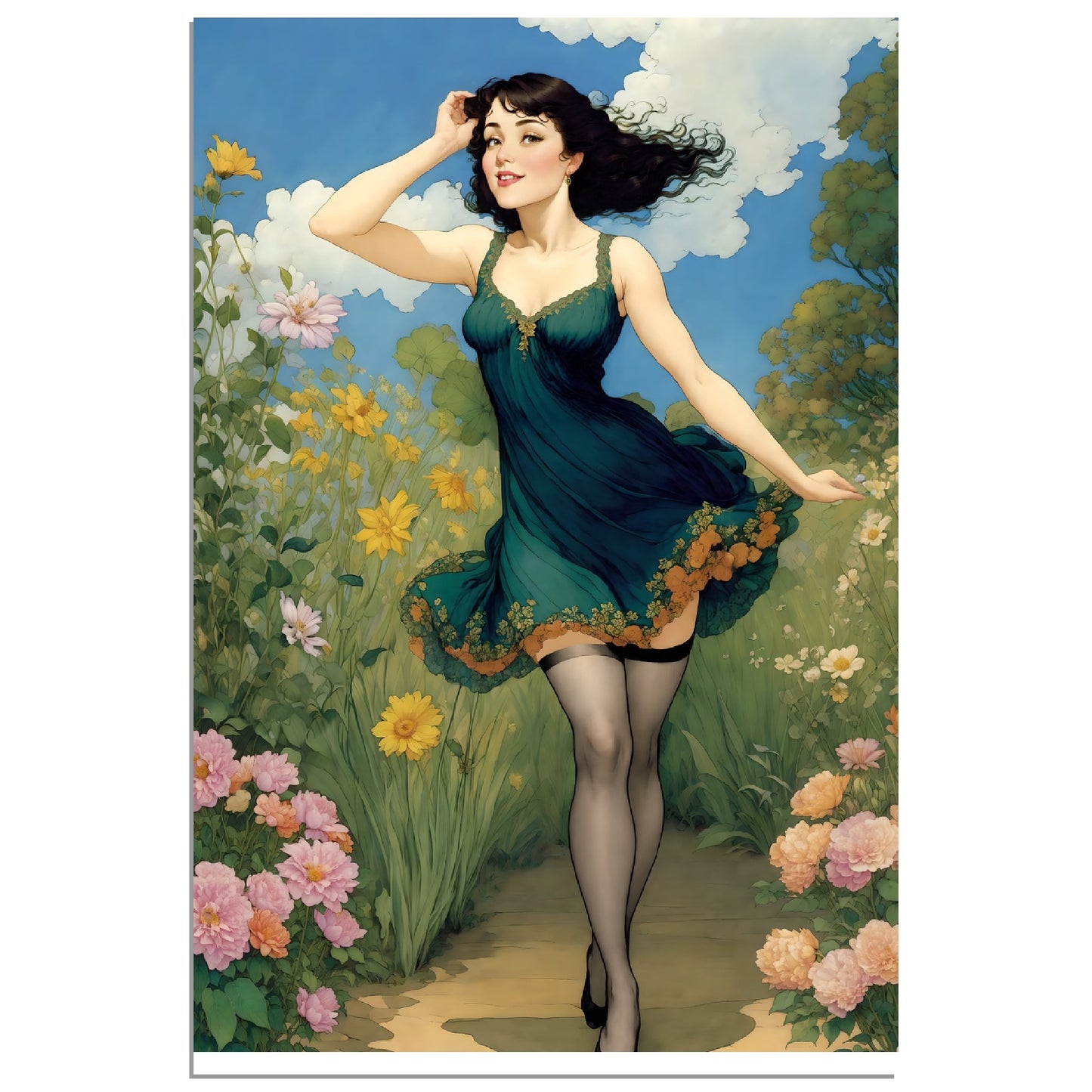 Daily Pinup #75 - Spring Breeze Wall Art