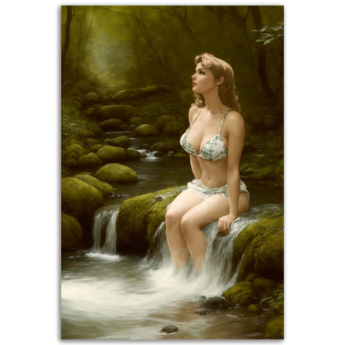 Daily Pinup #58 - Woodland Stream Wall Art