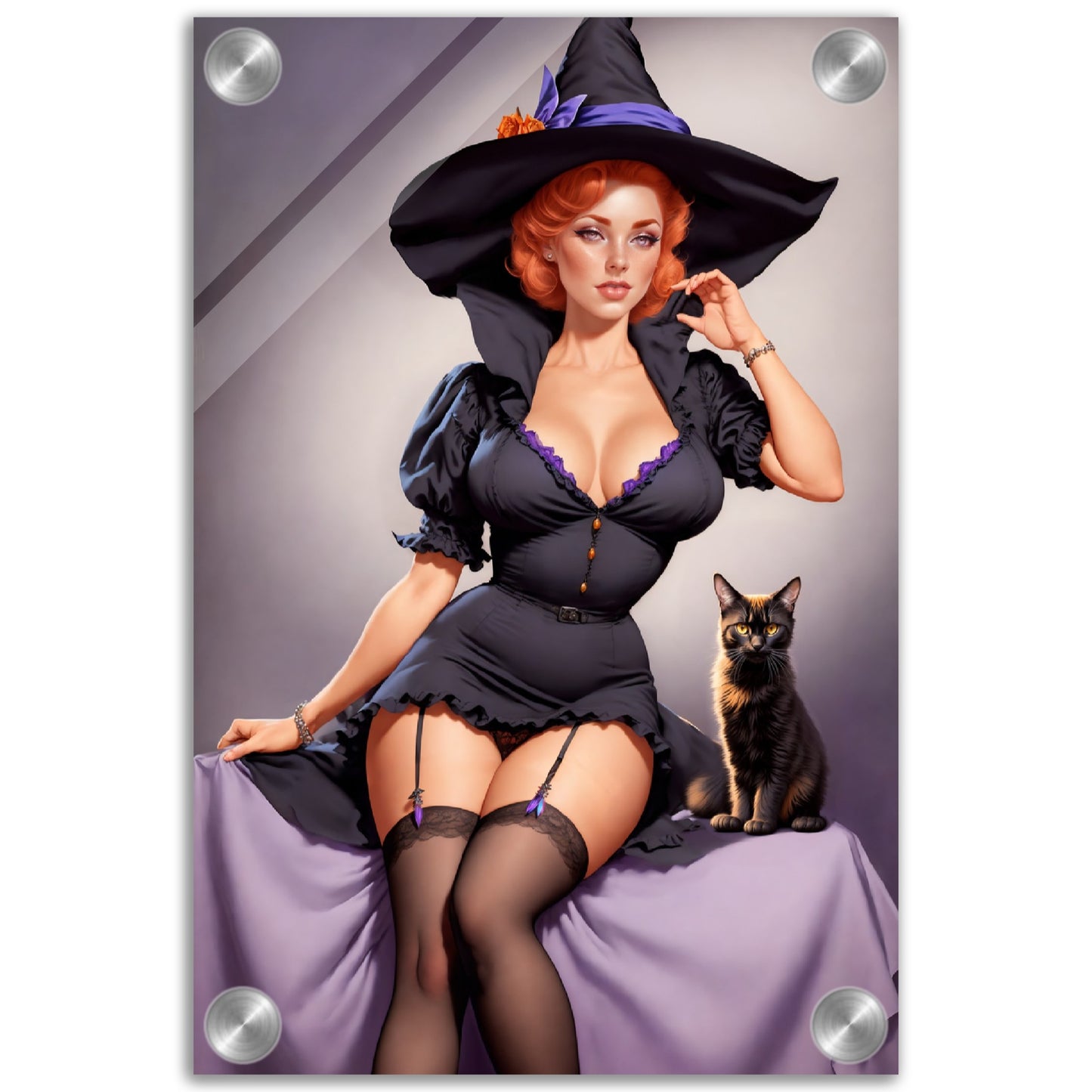 Daily Pinup #25 - The Witch's Familiar Wall Art