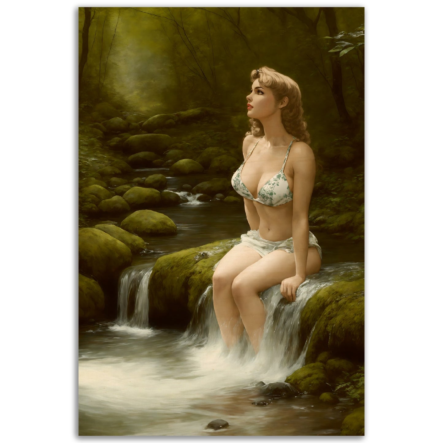 Daily Pinup #58 - Woodland Stream Wall Art