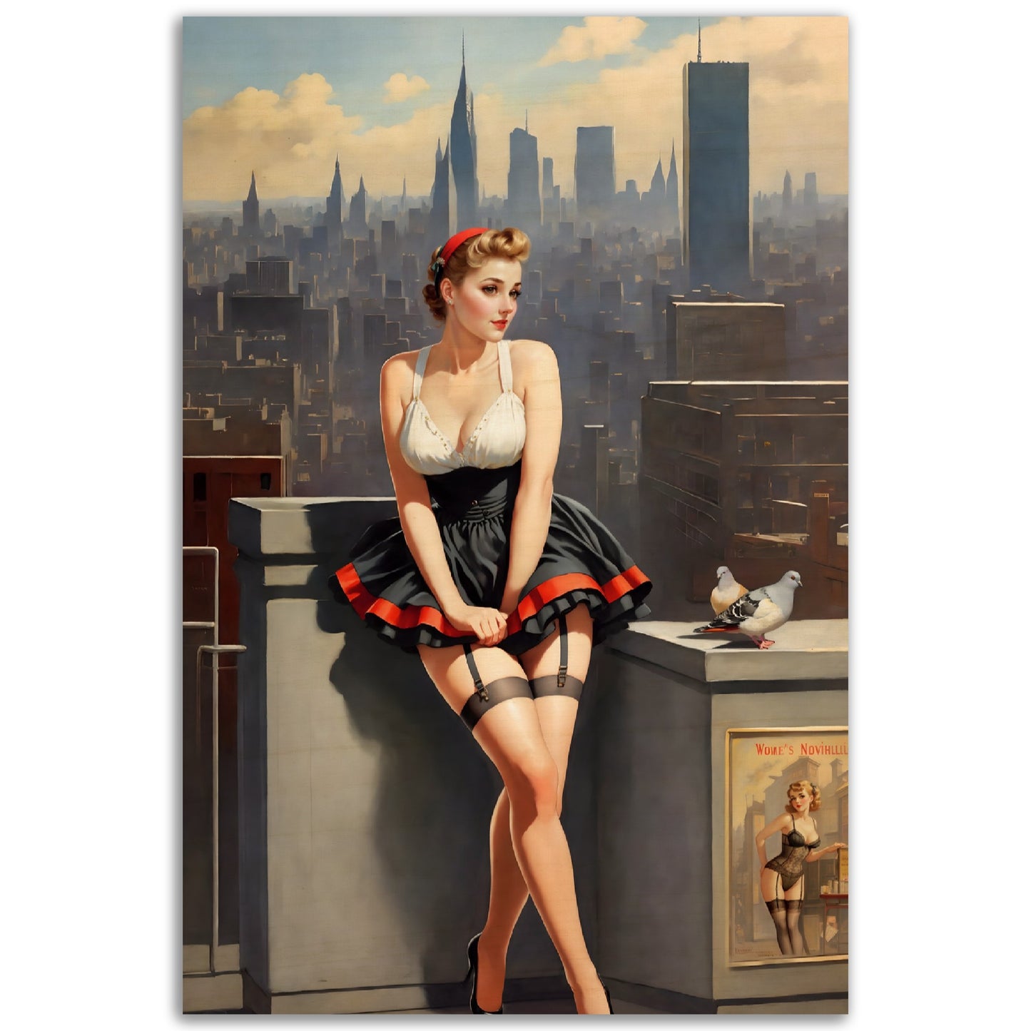 Daily Pinup #59 - Rooftop Wall Art