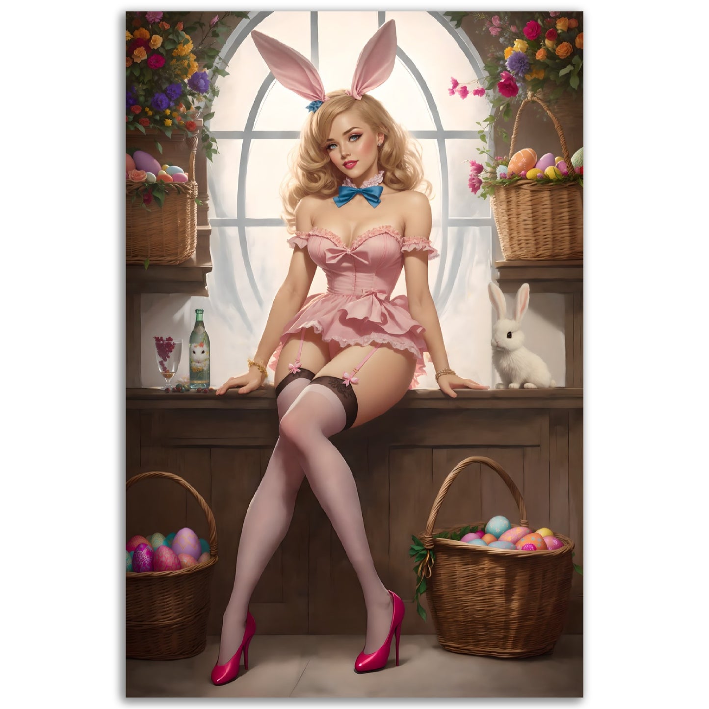 Daily Pinup #39 - The Real Easter Bunny Wall Art