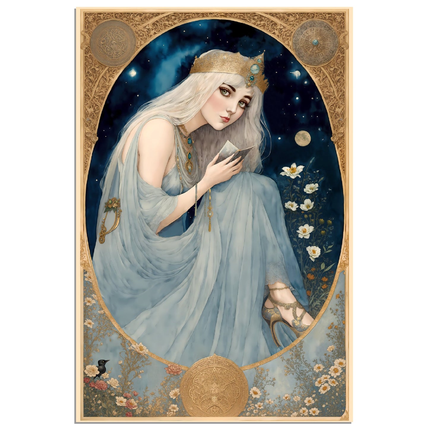 Daily Pinup #70 - Sophia Goddess of Wisdom Wall Art