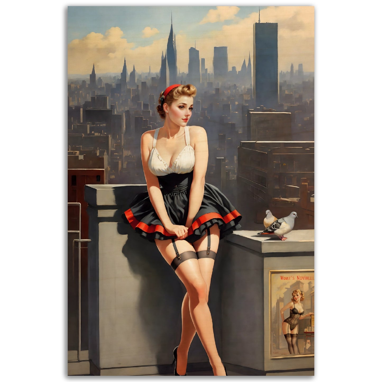 Daily Pinup #59 - Rooftop Wall Art