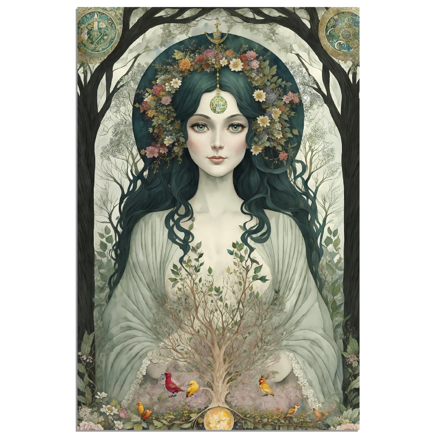 Daily Pinup #71 - Zoe Goddess of New Life Wall Art