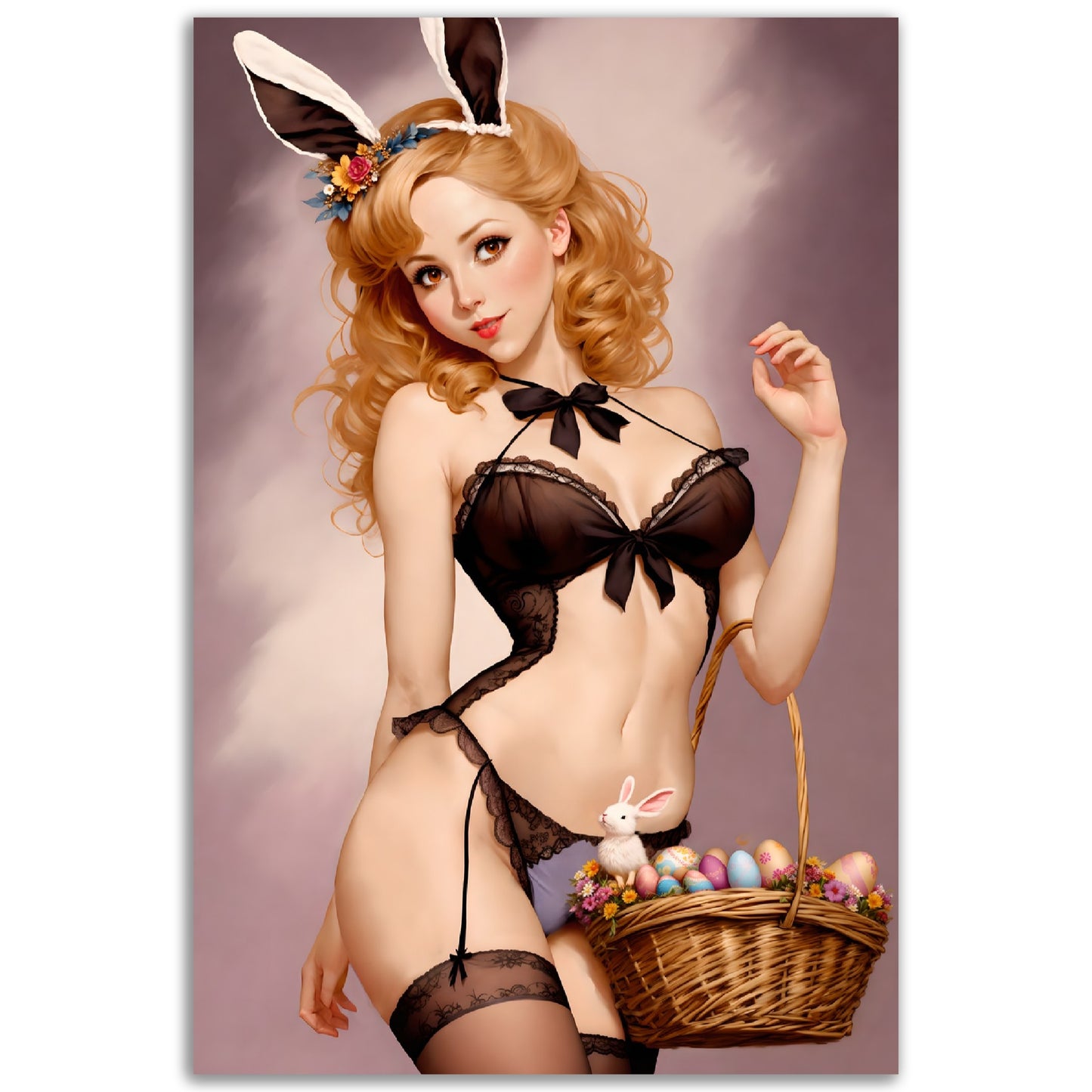 Daily Pinup #38 - Easter Bunny Wall Art