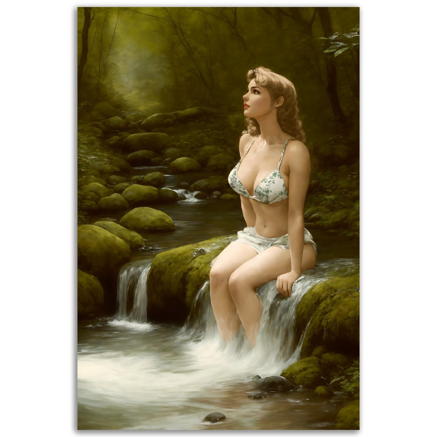 Daily Pinup #58 - Woodland Stream Wall Art