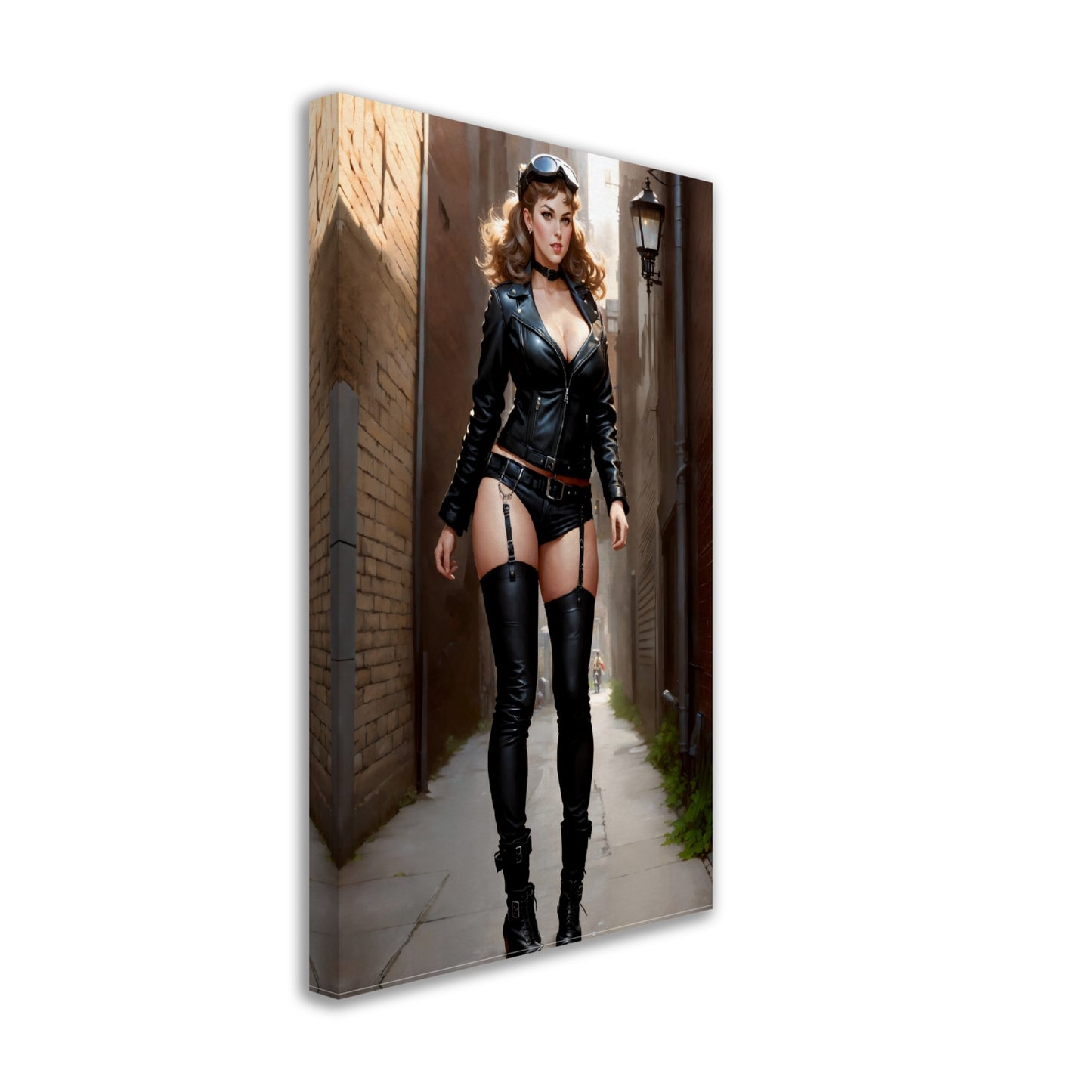 Daily Pinup #11 - Biker Babe Wall Art