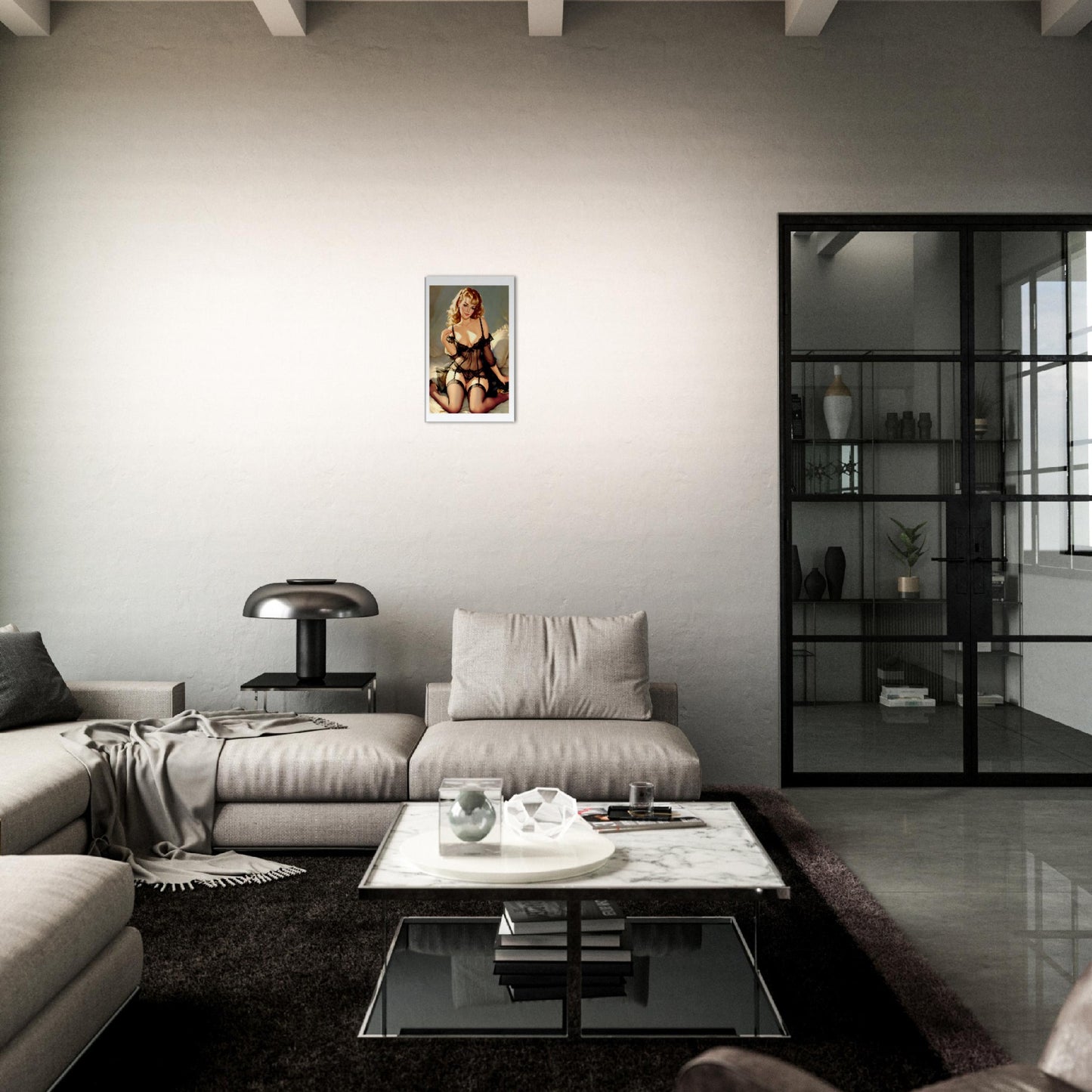 Daily Pinup #69 - She's Waiting Wall Art