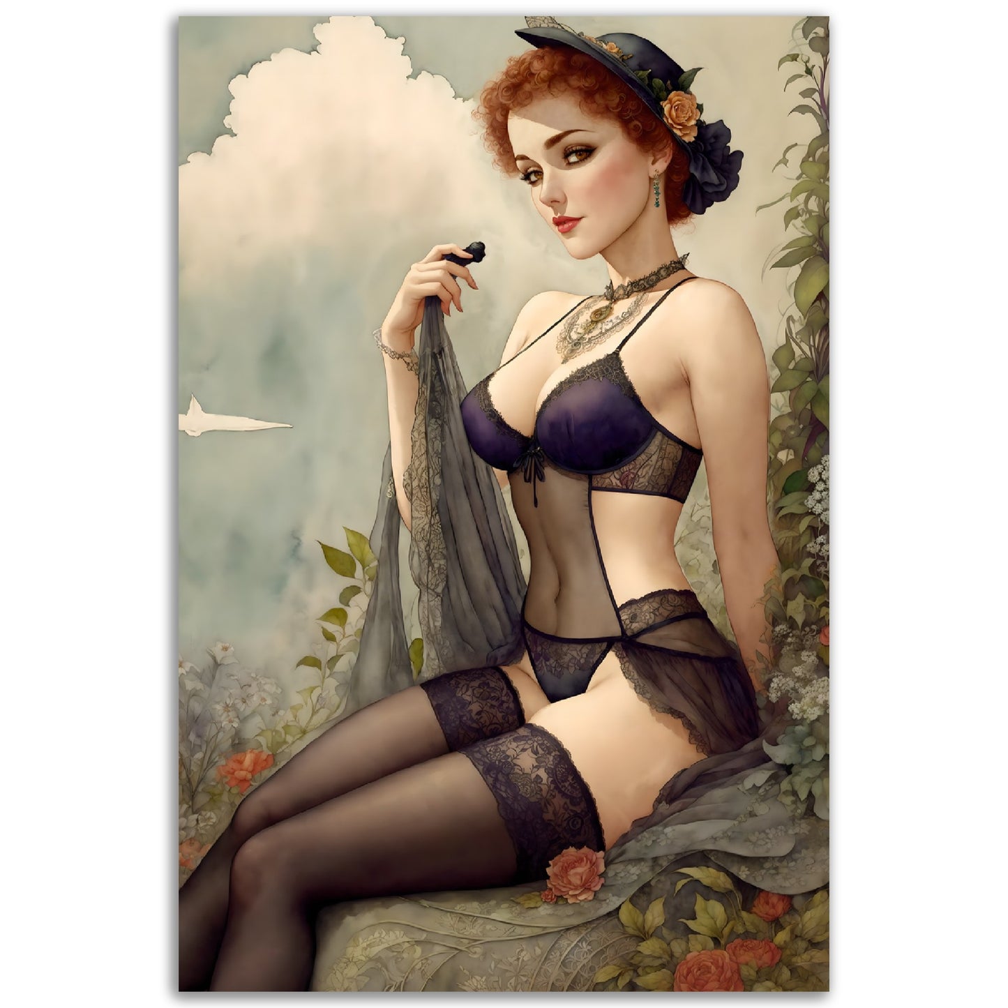 Daily Pinup #60 - Retro Temptress Wall Art