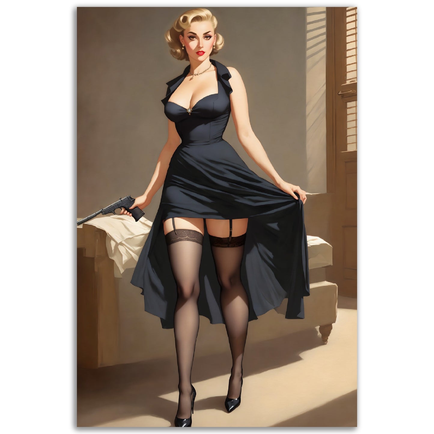 Daily Pinup #34 - Secret Agent Wall Art