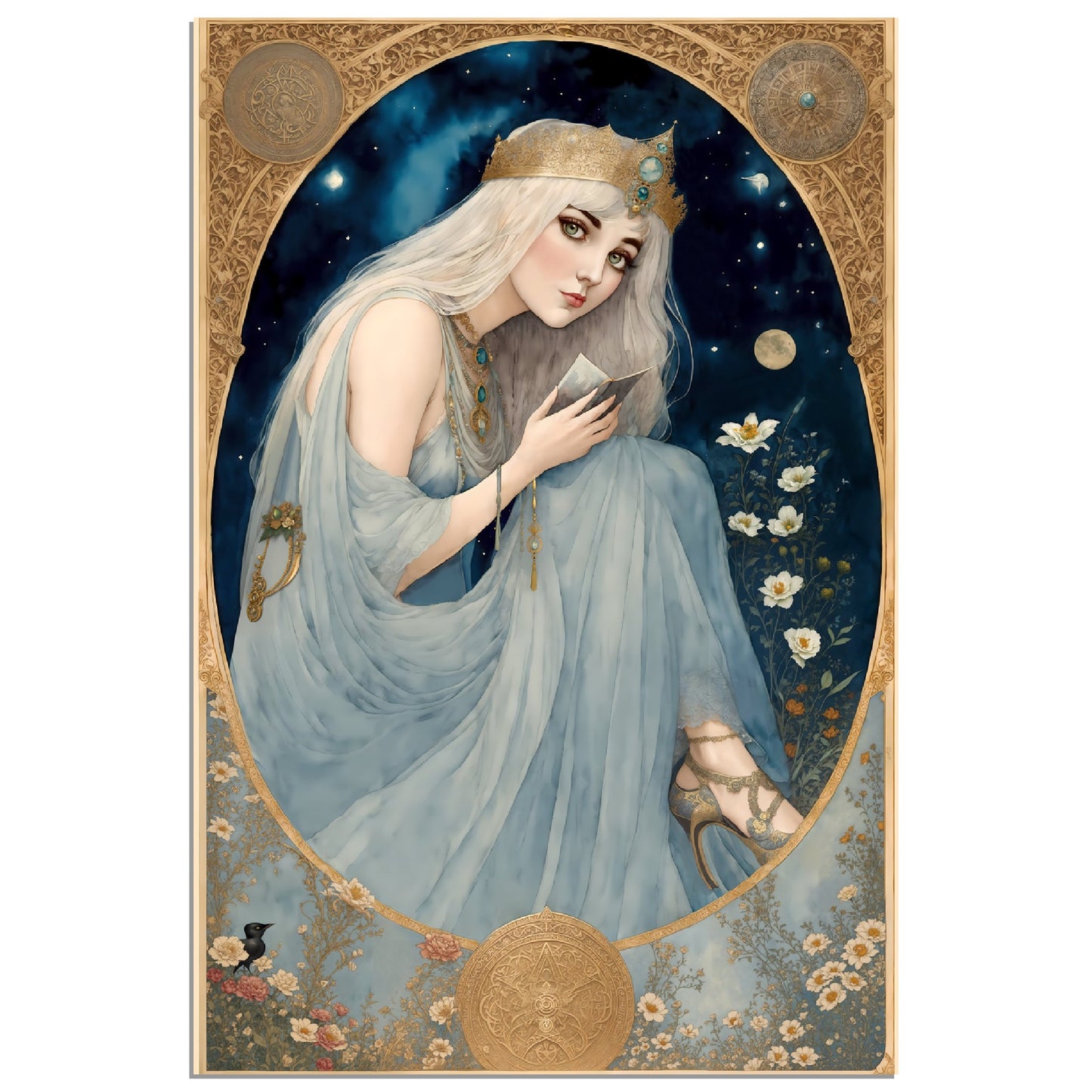 Daily Pinup #70 - Sophia Goddess of Wisdom Wall Art