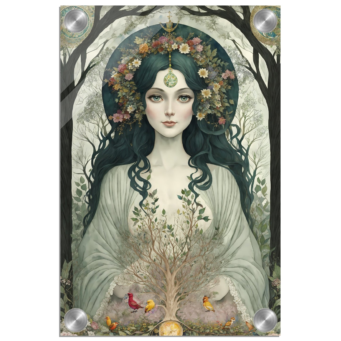 Daily Pinup #71 - Zoe Goddess of New Life Wall Art