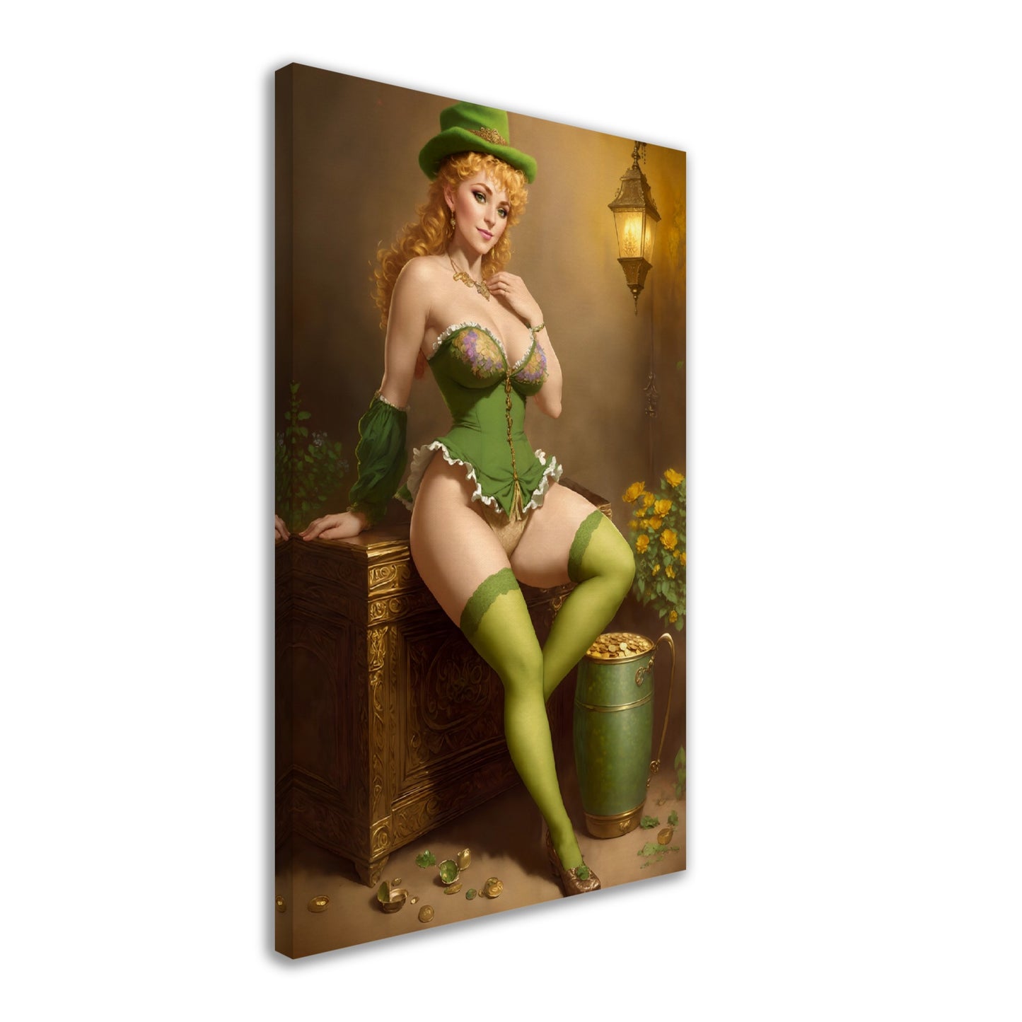 Daily Pinup #19 - Leprechaun Pinup Wall Art