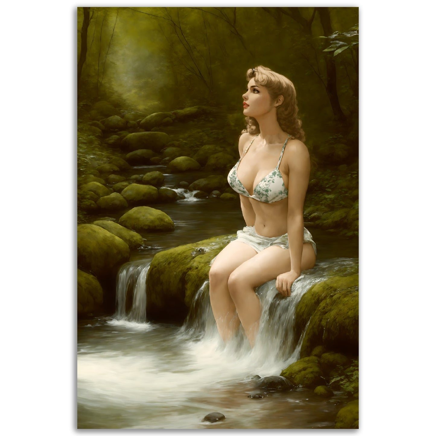 Daily Pinup #58 - Woodland Stream Wall Art
