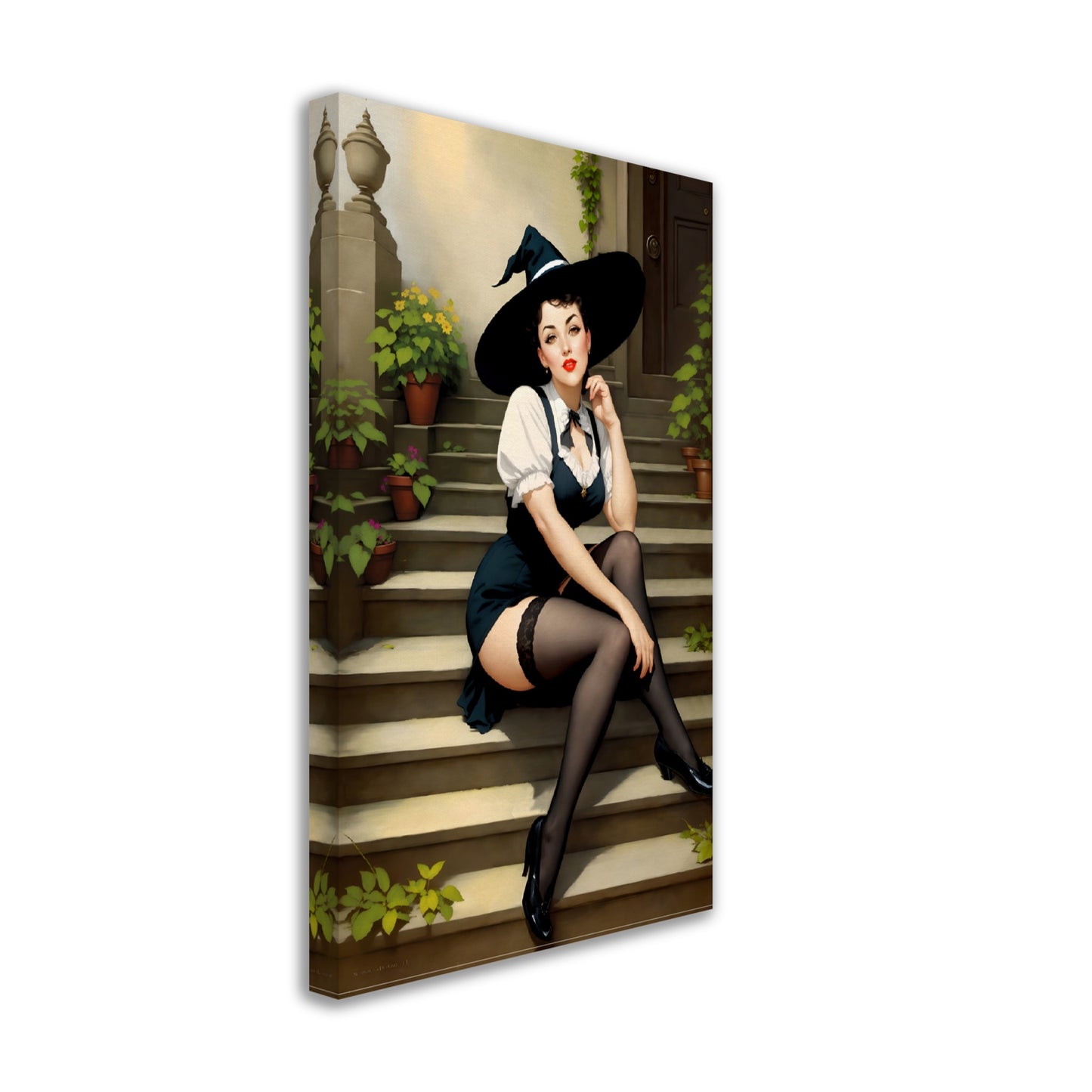 Daily Pinup #35 - Witch at Your Door Step Wall Art